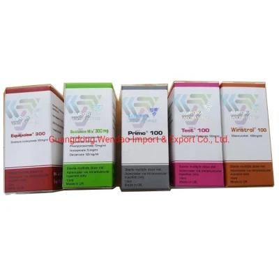 Custom Printing Waterproof 10ml Vial Steroid Powder Label and Box