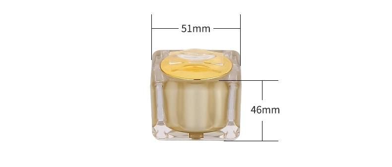 10g Empty Double Wall Transparent Plastic Cream Jar