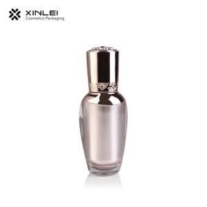 Rose Gold 30ml 100ml Crown Plastic Serum Bottles Plastic Bottle Manufacture