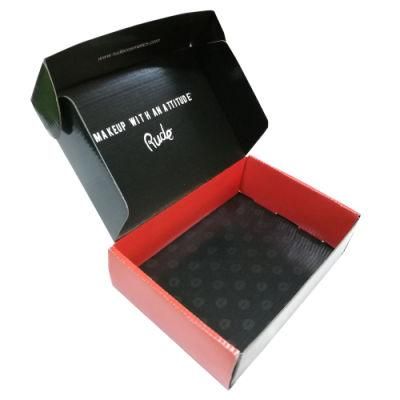 Durable 100% Recycled Custom Printed Corrugated Paper Apparel Box