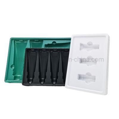 Custom Durable Black PP PS Plastic Cosmetic Packaging Blister Tray