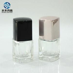 Factory Supply Stock 15ml Square Gel Polish Glass Bottle Custom Polish Bottle