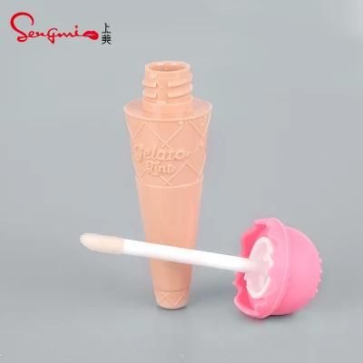 Cute Ice Cream Shape 8ml Cute Ice Cream Lip Gloss Tubes Lip Gloss Packaging for Cosmetic Packaging Makeup Packaging