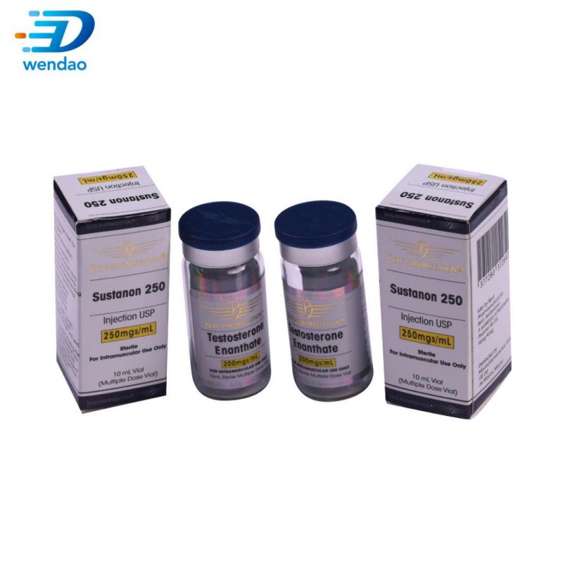 Best Price Custom 10ml Via Labels and Boxes for Anabolic Steroids Printing