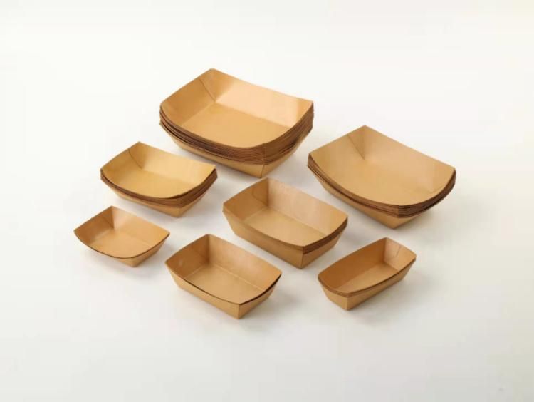 Disposable PE Lamination Paper Snack Tray