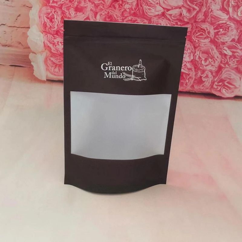 Best Price Kraft Printed Doypack Bag Cookie Bag with Clear Window
