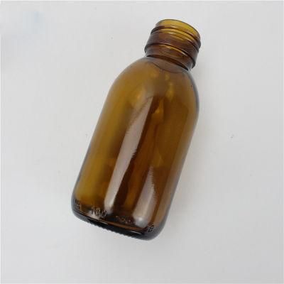 Reusable Small Wholesale 100ml Essence Liquid Orange Color Essential Oil Glass Dropper Bottle