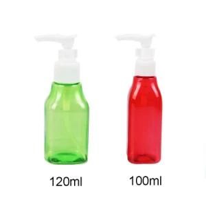 Small Pet Bottle with Lotion Pump 100ml, 120ml Liquid Shampoo Bottle (NB03)