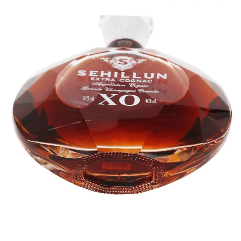 Custom Wholesale 700ml Empty Clear Liquor Spirit/Spirits Wine Vodka Brandy Whisky Rum Glass Bottle