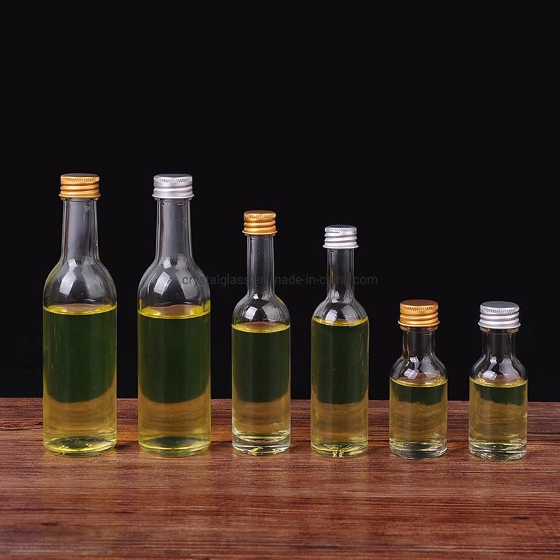 50ml Miniature Glass Spirit Bottle with Screw Top