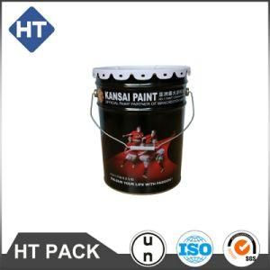 20L Metal Pail with Steel Handle for Paint, Coating or Other Chemical