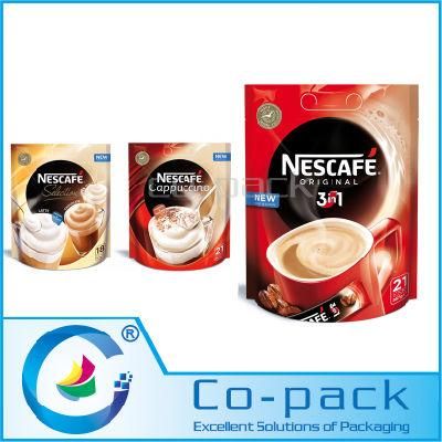 Customized Stand up Packaging Bag for Nescafe Instant Packing