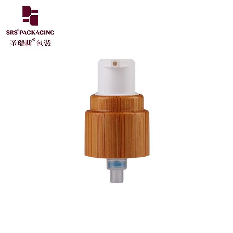 15g 30g 50g 80ml 100ml 120ml Cream Container Eco-friendly Bamboo Wooden Cap Acrylic Frost/Clear Glass Cosmetic Plastic Airless Pump Bottle/Jar