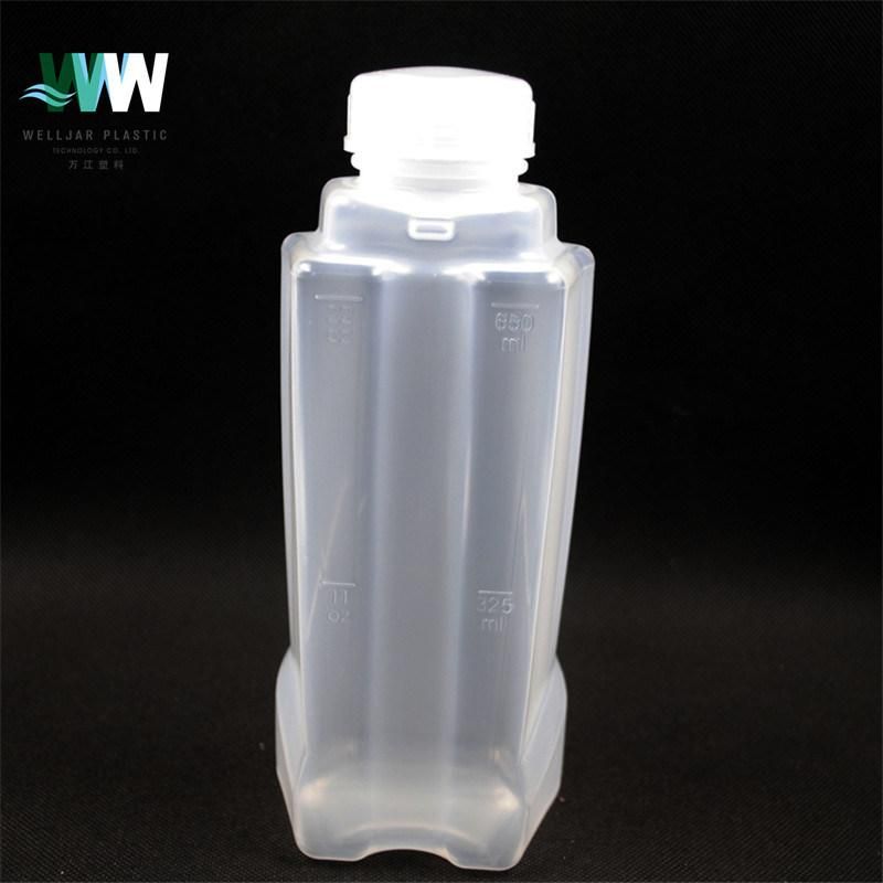 650ml PP Specialized Recyclable Container Plastic Irregular Bottle for Lotion