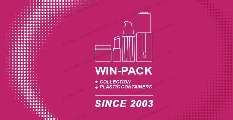 Win-Pack High Quality Frosted Pink Color Empty Custom Airless Vacuum Pump Bottle Plastic Bottle 30ml 25ml 50ml 80ml 100ml 130ml