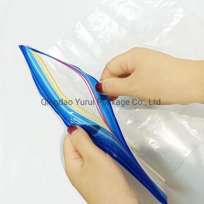 100% LDPE Virgin Material Food Quart Plastic Zip Lock Bag Manufacturer