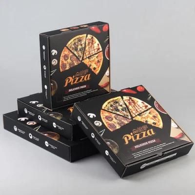 Custom Printed Packing Carton Food Grade Recycled Kraft Paper Pizza