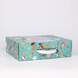 Custom Small Holographic Corrugated Jewelry Mailer Box White