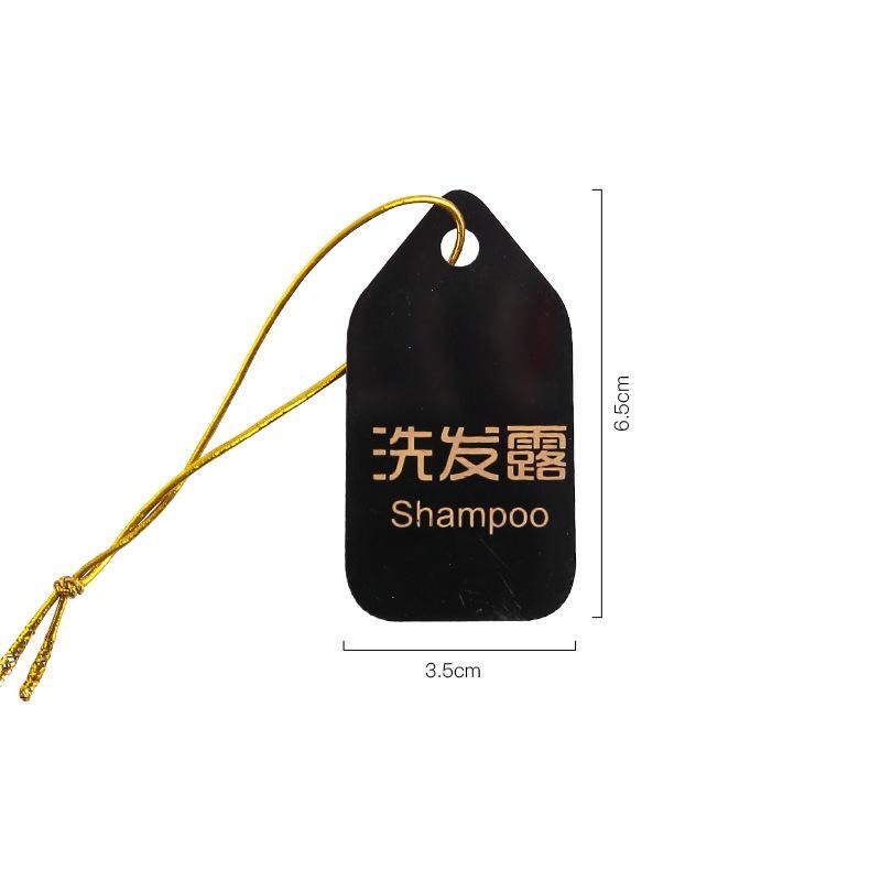 Custom Simple Hotel Club Emulsion Hang Label for Shampoo