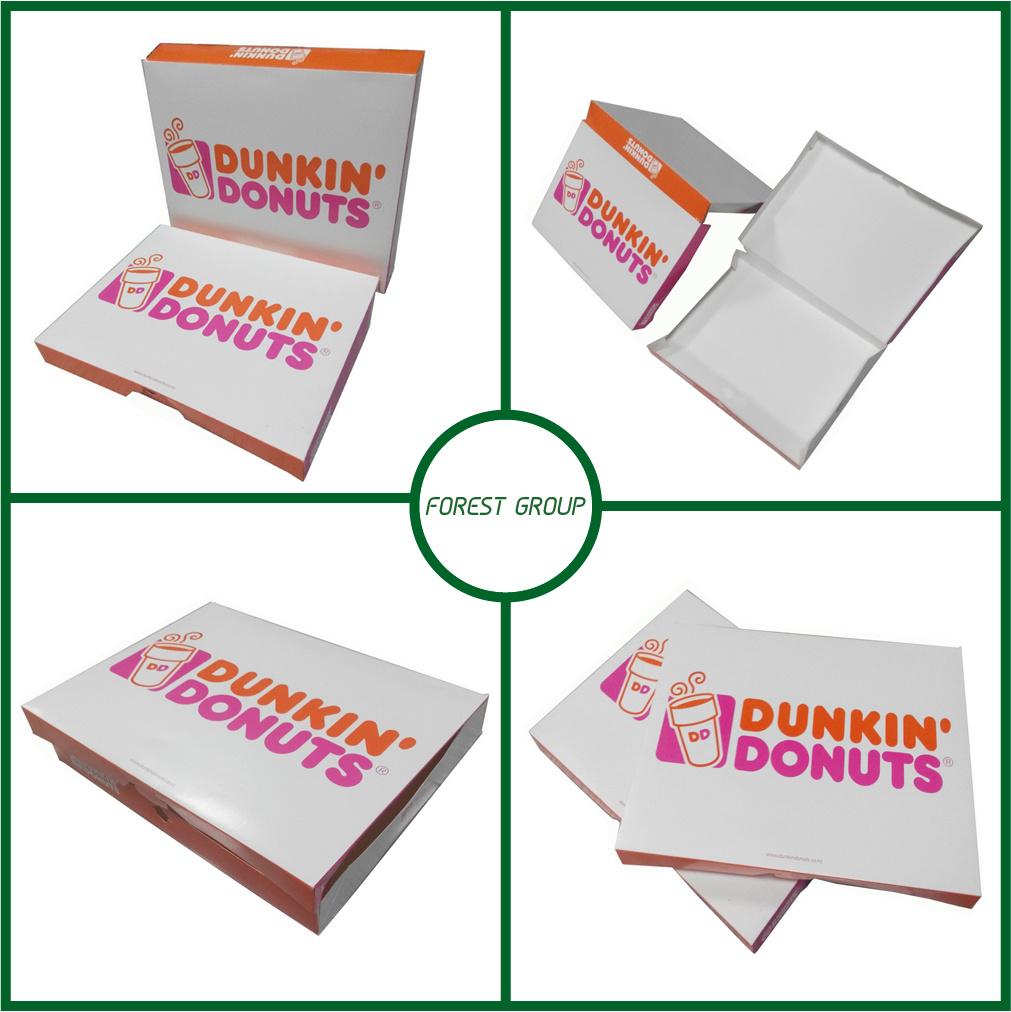 Custom Logo Food Grade Paper Donuts Box