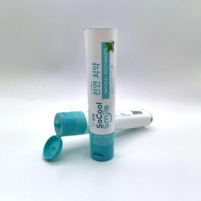 Sample Available Empty Plastic Cosmetic Tubes 50ml Matte Custom Tubes Oval Soft Squeeze Oval Tube Packaging