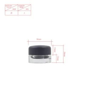 Factory Wholesale 3G Mini Jar Cosmetics Lip Balm Brow Brush Eye Liner Cream Jar