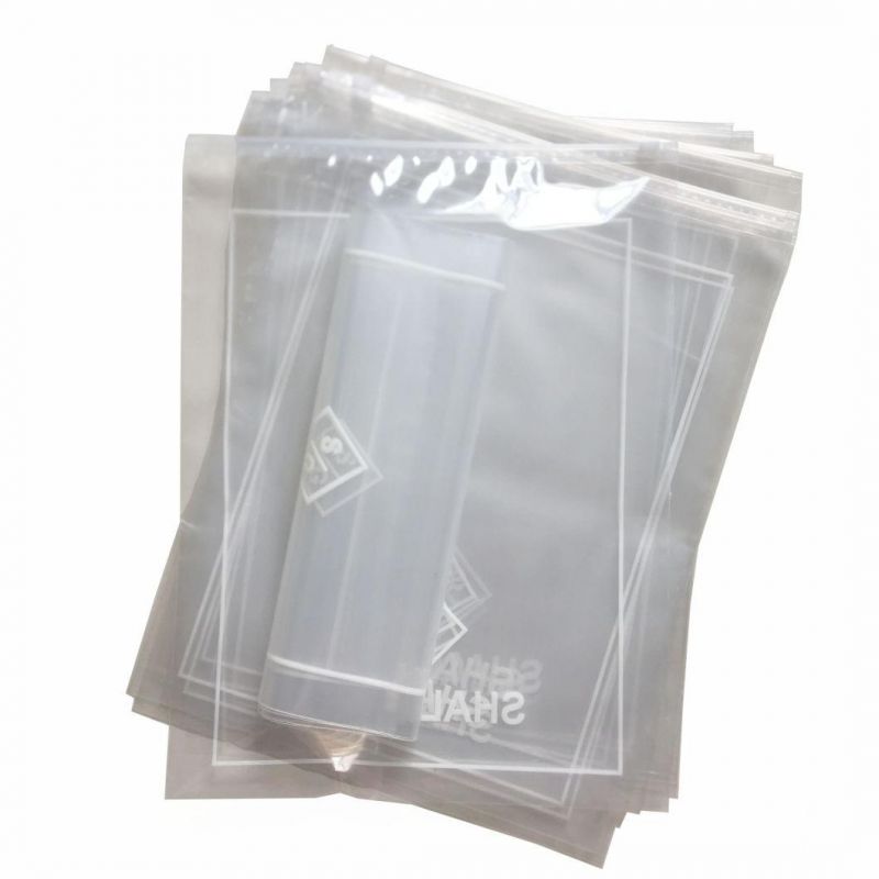 Custom OEM Packaging Bag with Zipper for Clothing Ziplock Bag CPE Poly Bags