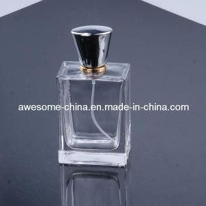 Clear 100ml Square Perfume Glass Bottle