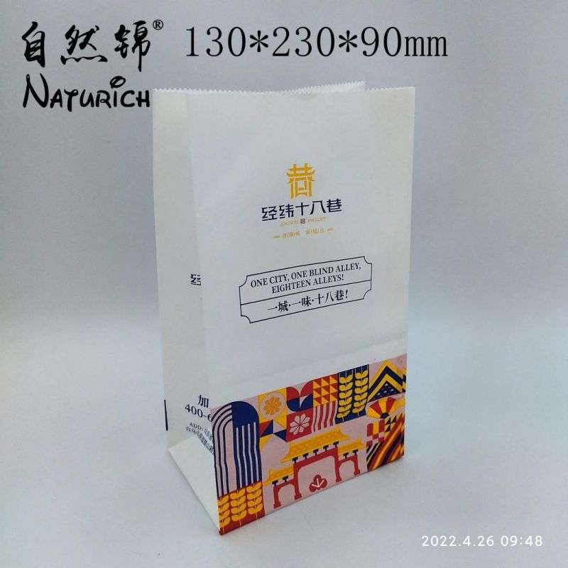 Toast Bag with Clear Window Paper Bag Plastic Bag