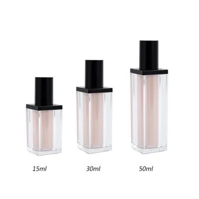 Wholesale 15ml 30ml 50ml Replaceable Square Airless Bottle