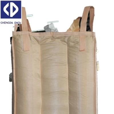 Inner Partition Baffle FIBC Jumbo PP Big Bags for Chemical Powder