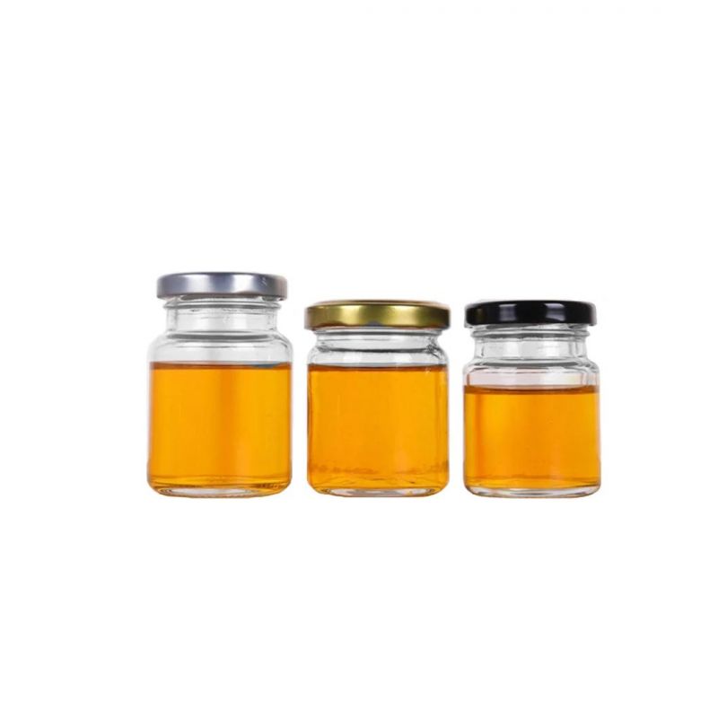 80ml Glass Jars Glass Spices Jam Jars Twist off Lid for Honey