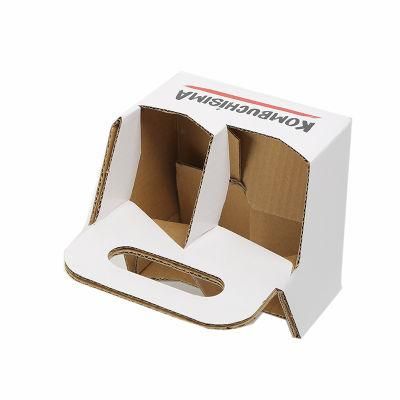 Factory Supply Printed Biodegradable Four Bottle Wine Box
