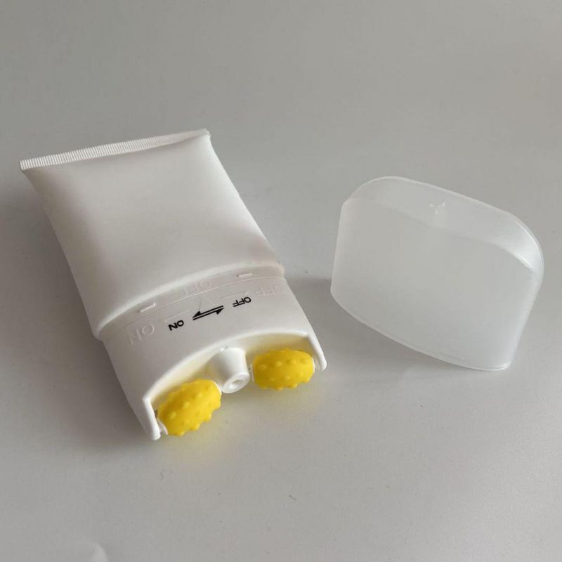 50ml 100ml Roll on Bottle Plastic Massasging Tubes for Cosmetic Packaging