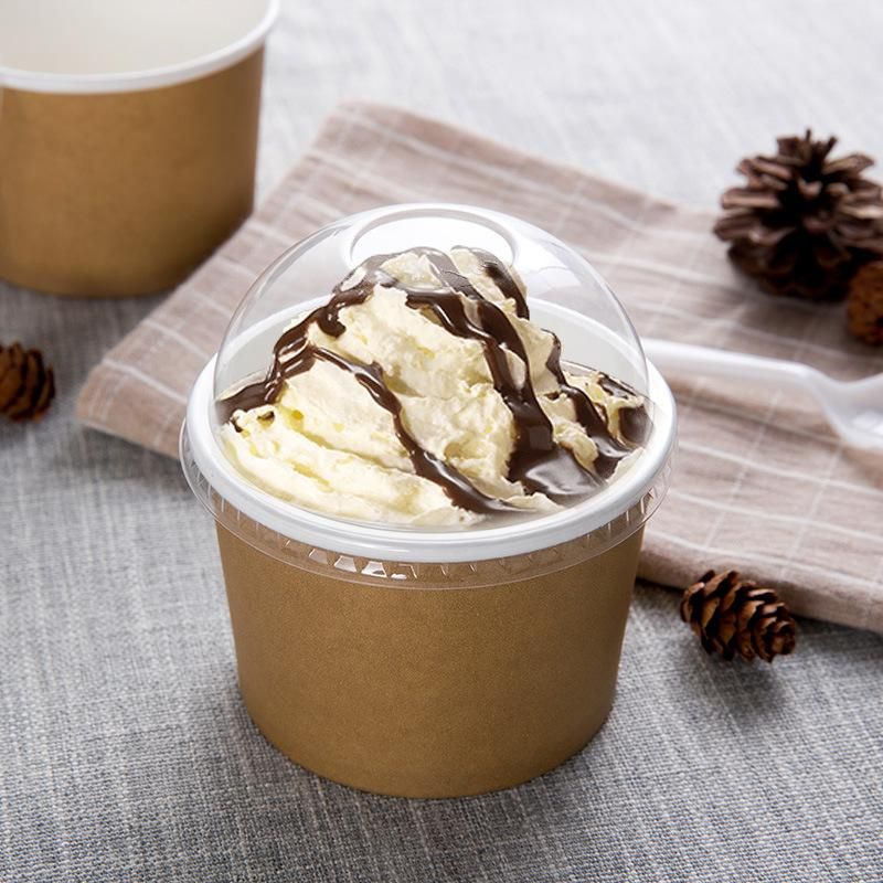 Hot Sale Products Custom Printed Disposable Biodegradable Paper Cup Ice Cream Bowl