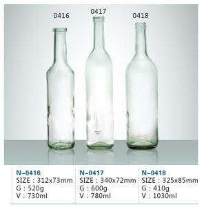 Wine Glass Bottles, Clear Glass Bottle for Vodka