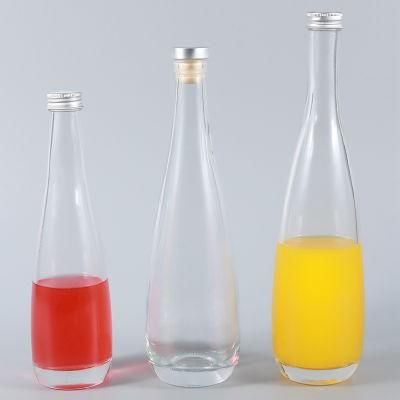 Customize Logo Printing Beverage Glass Liquor Bottle