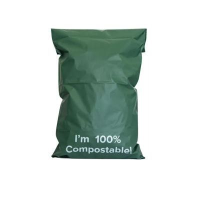 100% Recyclable Custom Printed Poly Mailer Express Shipping Parcel Compostable Plastic Courier Mailer Bag