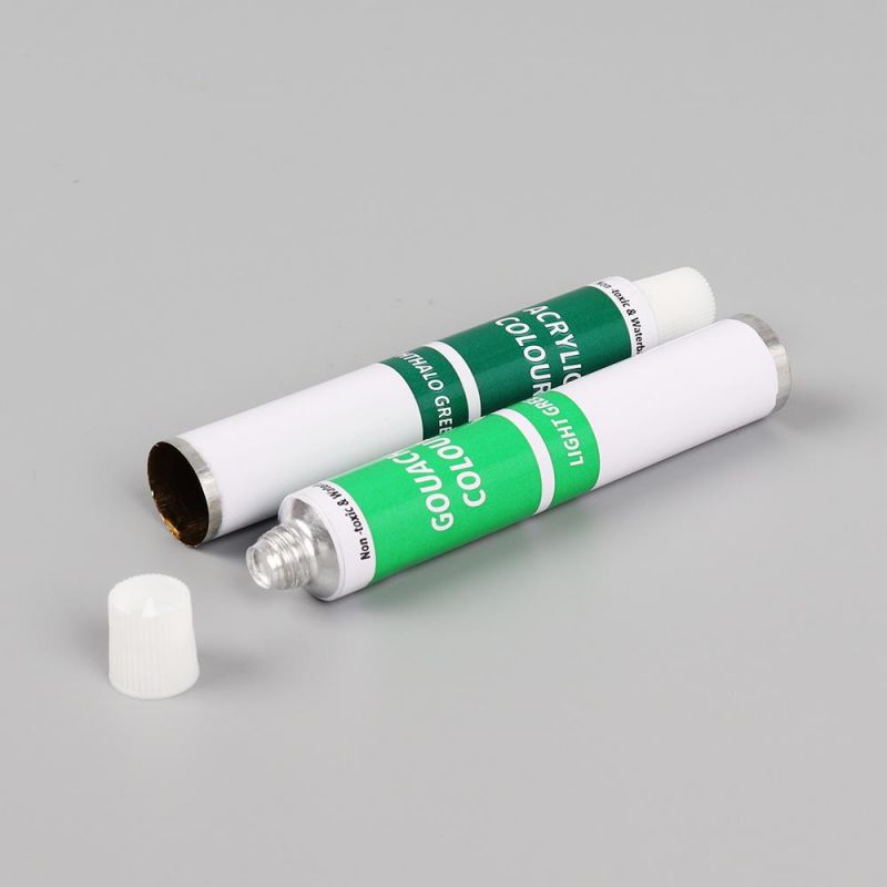 Empty Squeeze Colour Paint Tube Aluminum Cosmetic Tube 10ml 20ml 30ml