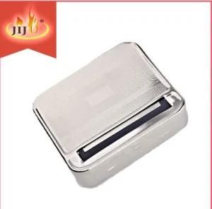 70 mm Metal Rainbow Cigarette Rolling Machine Rolling Gold Cigarette Tobacco Box