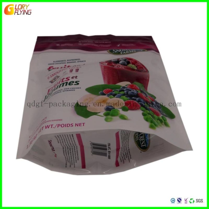Doypack Frozen Fruit Bag/Plastic Food Packaging Stand up Zip-Lock Pouch Blueberries Packing Zipper Bags