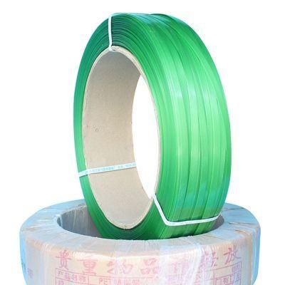 Green Black Smooth Machine Grade Polyester Strapping Plastic Polyester Straps