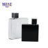 Square 200ml 350ml Cosmetic Packaging PETG Plastic Shampoo Dispenser Bottle