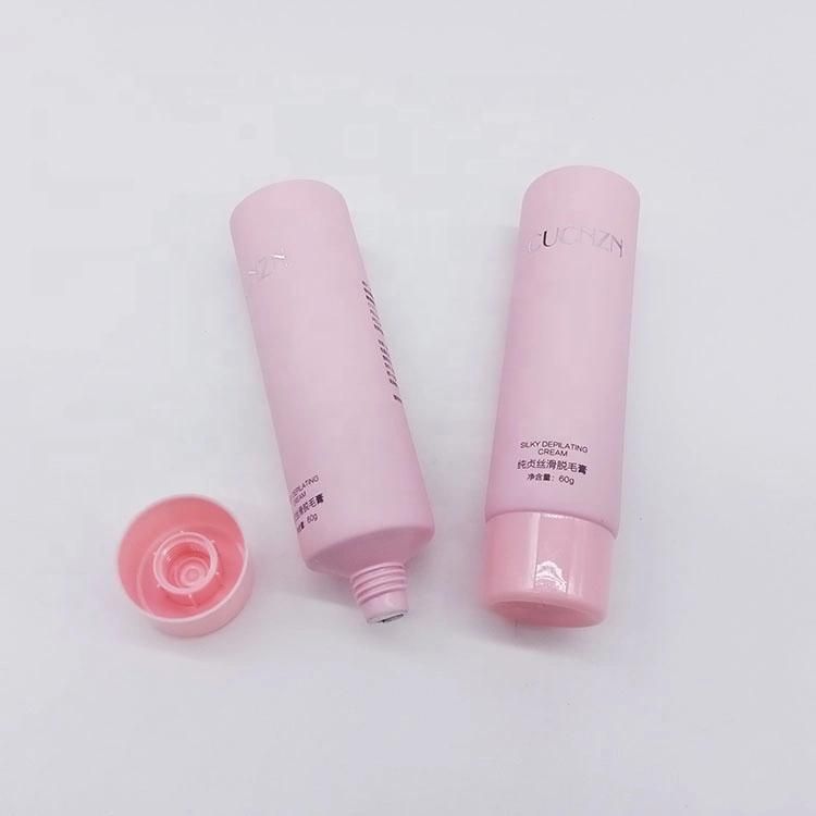 Plastic Cosmetic Packaging Tube Depilatory Cream Plastic Tube