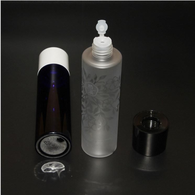 100ml 120ml 150ml 200ml 250ml Pet Round Flat Should Plastic Bottle with Double Layer Combination Cover for Cosmetic Water Liquid