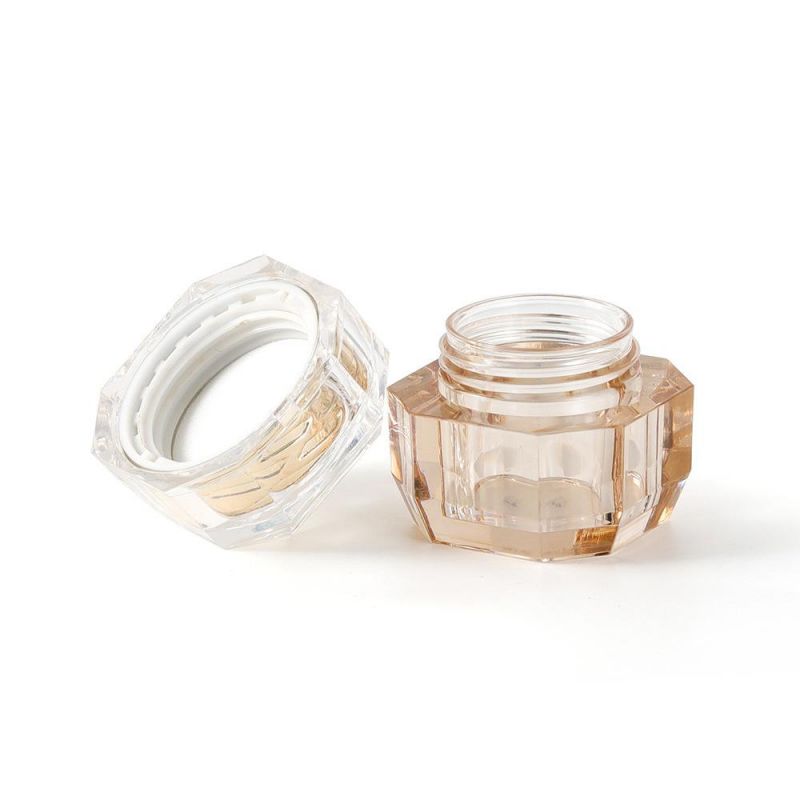 5g Cute Mini Empty Transparent Clear Plastic Jar