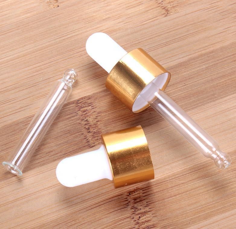 Frosted Amber Glass Bottle 30ml 50ml Brown Serum Dropper Bottle