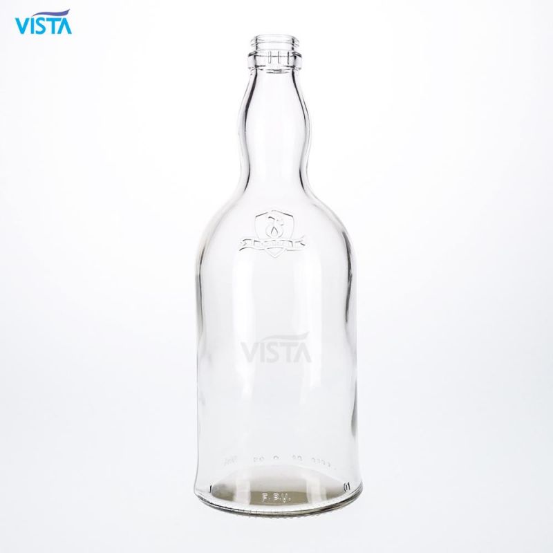 420ml Normal Flint Vodka Glass Bottle Guala Cap