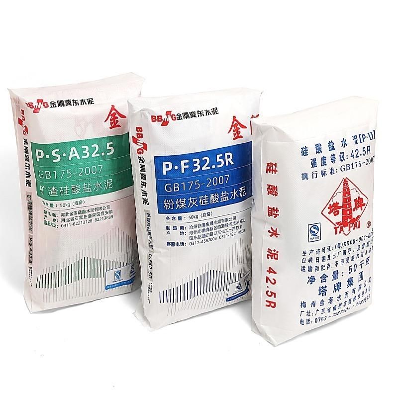 20kg Big Size Heavy Duty Square Bottom Cement Industrial Building Material Putty Powder Perforated PP Valve Bag