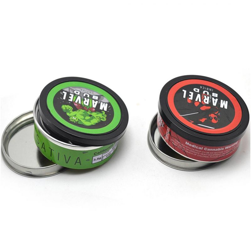 China Manufacture Press It in High Grade Empty Tuna Tin Cans for Weed
